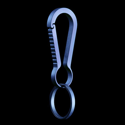 

Titanium Alloy Outdoor Camping Carabiner Keychain Hanging Snap SL Buckle