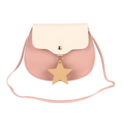 

Flap Star Cute Women Leather Shoulder Bags Casual Patchwork Messenger Bags