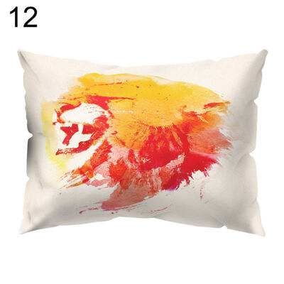

Tiger Maple Leaf Throw Pillow Protector Case Cushion Cover Sofa Bedding Articles