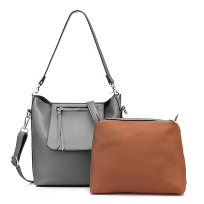 

LOVEVOOK women fashion women bucket bag high quality artificial leather shoulder messenger bag female handbag black tote bag