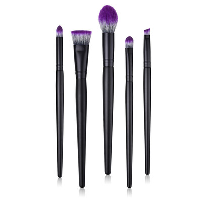 

〖Follure〗5PCS Wooden Foundation Cosmetic Eyebrow Eyeshadow Brush Makeup Brush Sets Tools