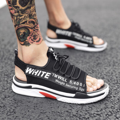 

Summer sandals male 2019 new student sports leisure trend Korean version breathable wearing summer beach shoes