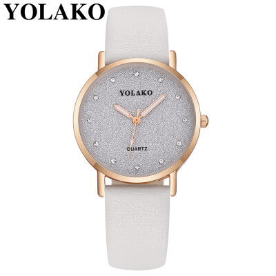 

YOLAKO Women Quartz watch Famous Luxury Female Clock Ladies Wristwatches Quartz-watch Montre Femme Relogio Feminino Hot Sale 533