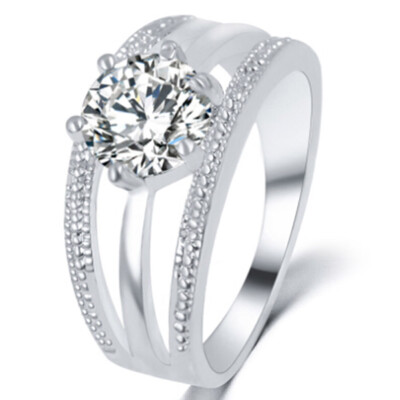 

Fashion Women Jewelry Charm Diamonds Ring Crystal Zircon Ring zircon Engagement Wedding Ring