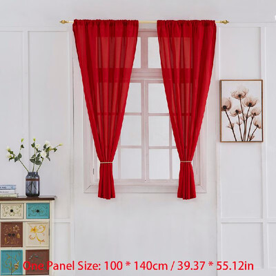 

Window Curtain Modern Striped Sheer Curtain Vertical Window Screening Window Rod Pocket Curtain Panel for Living Room Bedroom Dini