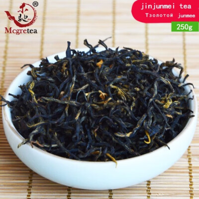 

Premium Jinjunmei black tea 250g China Wuyi Mountain Black Tea manufacturer jin jun mei gold eyebrow tea good