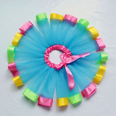 

Princess Toddler Girl Baby Tutu Fluffy Summer Skirt Party Dancewear Mini Dress