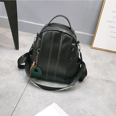 

Harbor wind texture ins super fire small bag female 2019 new wave Korean version of the wild Messenger large capacity backpack