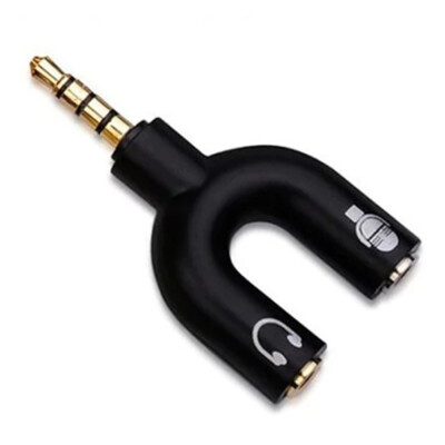 

35mm Jack to Audio Mic Adapter Headset Aux Stereo U Splitter Kit