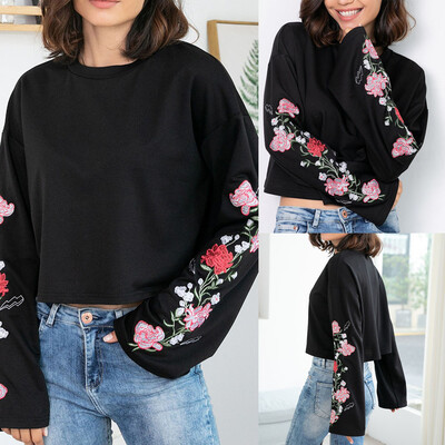 

Starmoon Women Casual Long Sleeve Pullover Blouse Shirts Sweatshirt