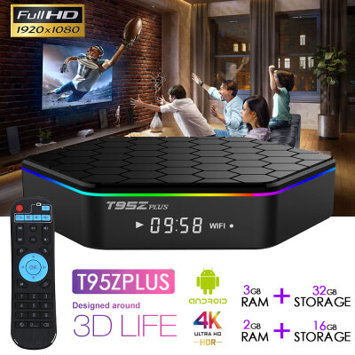 

T95Z Plus Smart TV Box 2GB16GB3GB32GB Fully Loaded TV Box Octa Core Android 60 Dual WIFI 4K