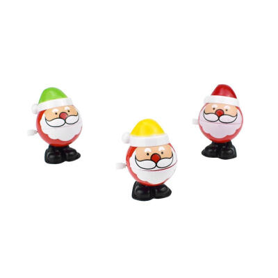 

Santa Claus Wind Up Clockwork Toy Kids Jumping Chain Toys Christmas Gift