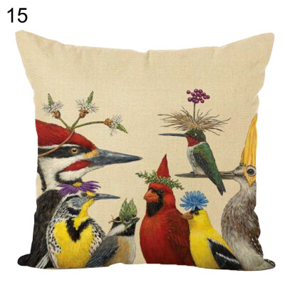 

45x45cm Nordic Animal Throw Pillow Case Cushion Cover Sofa Bed Car Home Decor