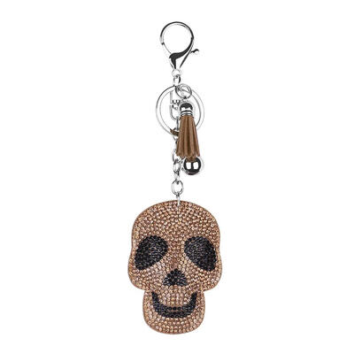 

Full Drill Special Shaped Diamond Painting Skull Women Bag Keychain Pendant