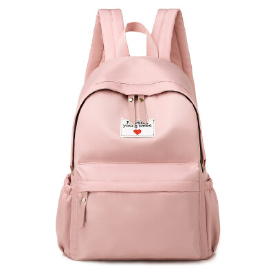 

Water backpack female Oxford cloth backpack female Korean high school junior high school leisure bag travel bag