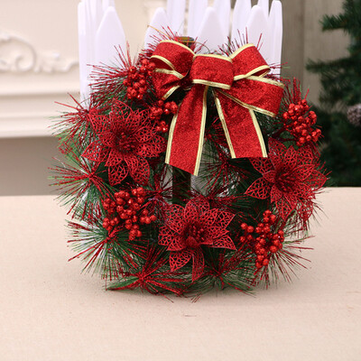 

Luxury Christmas Wreath Pine Garland Artificial Wreath Xmas Tree Door Decoration