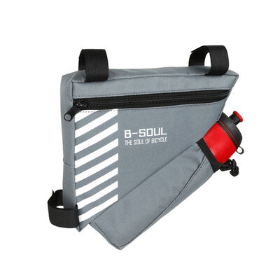 

New Hot Outdoor Triangle Cycling Bike Tube Bag Bike Accessories Bicycle Repair Tool Bag Bicycle Frame Front Bag with Bottle