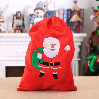 

〖Follure〗Santa Claus Kids Candy Present Bags Handbag Pouch Wedding Sack Gift Bag