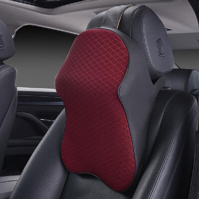 

Car headrest neck pillow pillow car pillow cervical pillow Mercedes head pillow car seat pillow memory cotton Cayenne lumbar