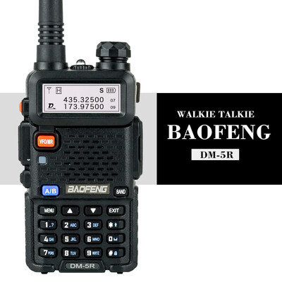 

BAOFENG DM-5R Radio Walkie-talkie Dual Band Transceiver VHF UHF 136-174400-480MHz Two Way Radio Walkie-talkie