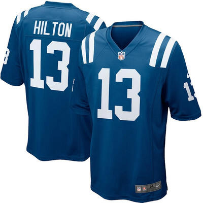 

Mens Football Jersey Indianapolis Colts TY Hilton Royal Blue Game Jersey