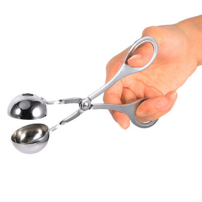 

Home Maker Non Stick Meat Melon Baller Maker Stainless Steel Cookie Dough Meatball Scoop Small