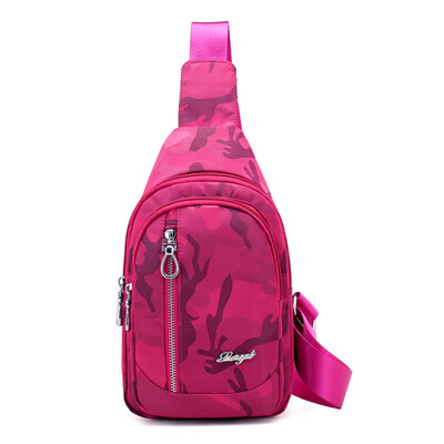 

Waterproof nylon casual breast bag lady slanting canvas single shoulder bag sport bag travel bag tide