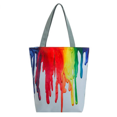 

Casual Women Canvas Clutch Floral Print Handbag Shoulder Top-handle Bag