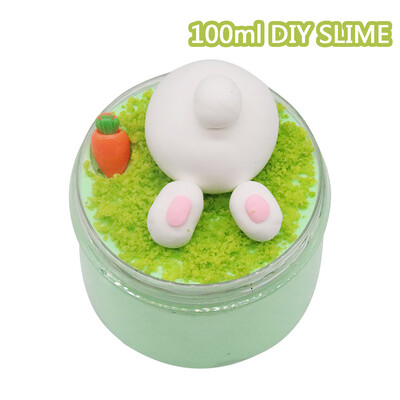 

Siaonvr Crystal Clay Simulated Rabbit Slime Putty Scented Decompression Toy