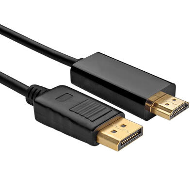 

DisplayPort DP Male Source to HDMI Male Video Audio Converter Cable