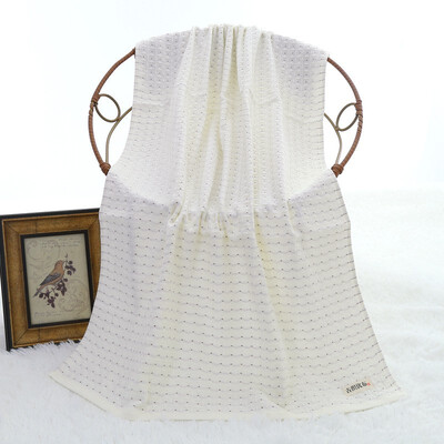 

100 Cotton Towel Pure Colour Japanese Style Fashion Honeycomb Style Soft Comfortable Gift Bath Household Adult Towel
