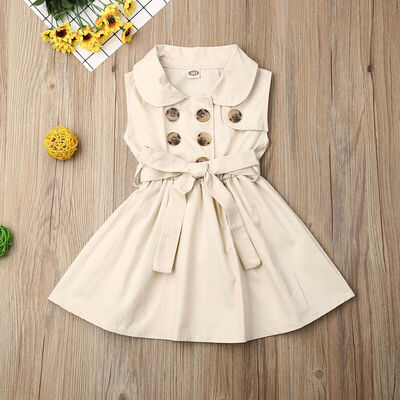 

Christmas Toddler Infant Baby Kid Girl Xmas Clothes Sleeveless Belt Tutu Dresses