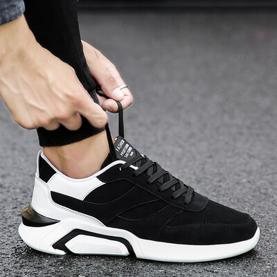 

2019 new autumn sports&leisure running mens shoes Korean version of the trend of wild tide shoes thick bottom mens shoes