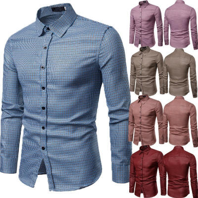 

Fashion Men&39s Luxury Long Sleeve Shirt Casual Slim Fit Stylish Dress Shirts Tops