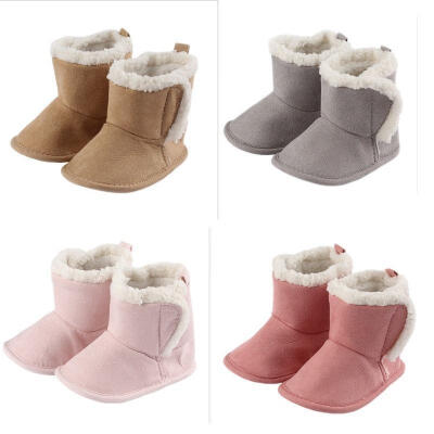 

Winter Warm Toddler Baby Girl Boy Snow Anti-slip Boot Crib Shoes Prewalker 0-18M