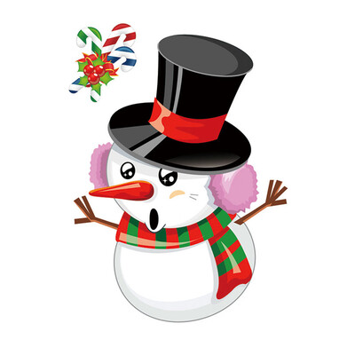 

Tailored Merry Christmas Window Wall Sticker Decals Snowflake Santa Claus Home Xmas Decor