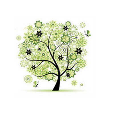 

Gobestart DIY Cross Stitch Kits Handmade Needlework Embroidery Kits Colorful Tree Home