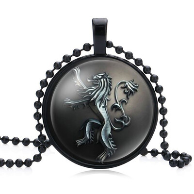 

1 pack Nine family totems Pendant Game of Thrones Necklace Geek Jewelry Girl Gift Birthday Gifts
