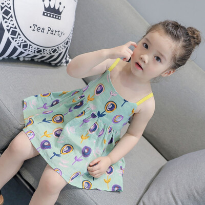 

Toddler Girl Summer Princess Dress Kid Baby Party Dresses Clothes Set Sundress
