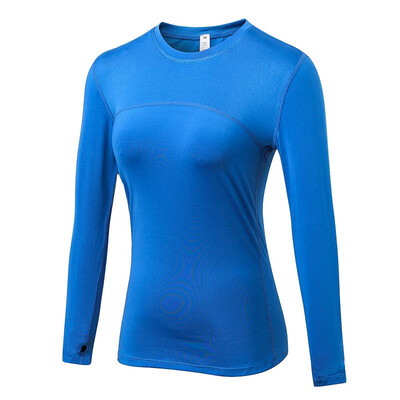 

YUERLIAN Womens Skinny Fitness T-Shirt Quick-drying Long Sleeve 2029 7486