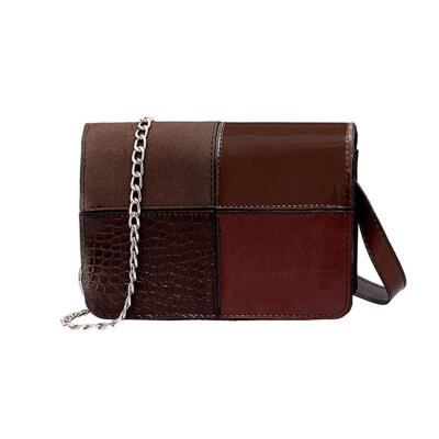 

Vintage Flap Chain Shoulder Messenger Handbags Women Leather Crossbody Bags