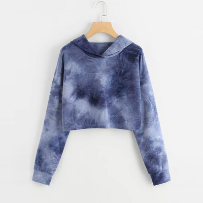 

Nomeni Womens Hoodie Printed Patchwork Sweatshirt Long Sleeve Pullover Tops Blouse