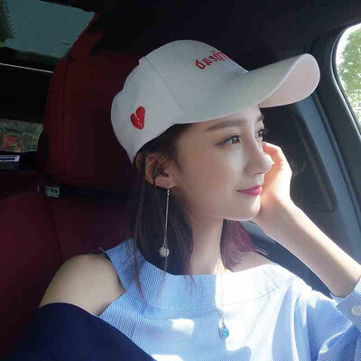 

Hong Kong style broken baseball cap Korean version of fashion cap summer sunscreen women outdoor leisure hat wholesale