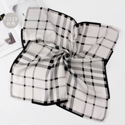 

2018 spring&autumn new silk small square female Korean version of the print wild scarf professional square towel wholesale FJ119
