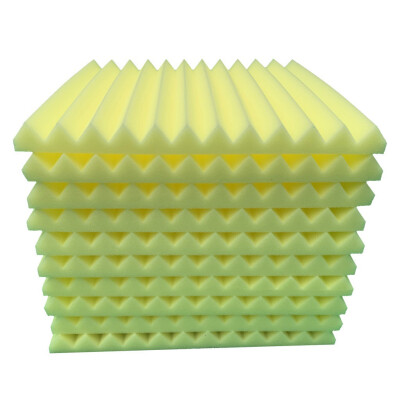 

〖Follure〗10Pcs Acoustic Foam Panel Sound Stop Absorption Sponge Studio KTV Soundproof