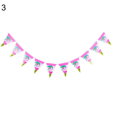 

Flamingo Paper Cup Plate Napkin Spoon Fork Box Banner Birthday Party Tableware