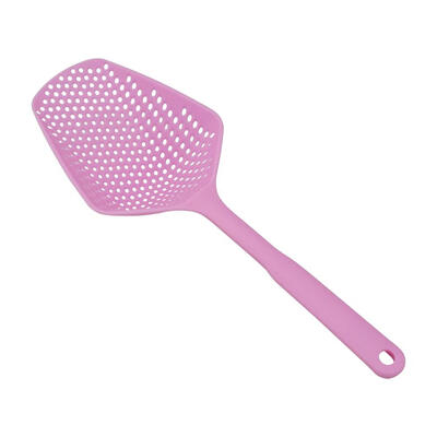

Plastic No-stick Water Ice Shovel Filter Long Strainer Kitchen Colander
