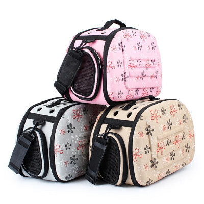 

Foldable Dog Carrier Bag Portable Breathable Pet Cats Puppy Carrier Shoulder Bag Handbag Travel Bag