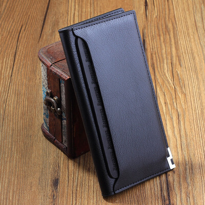 

Mens wallet first layer cowhide soft wear-resistant multi-card fashion zipper long mens wallet wallet leather
