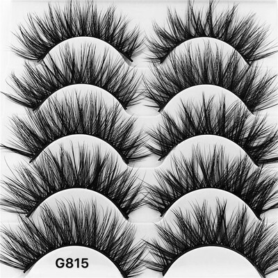 

〖Follure〗3D Eyelash Imitation Mink Natural Thick False Eyelash 5 Pairs